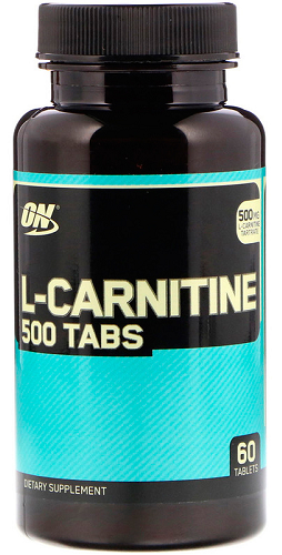 L carnitine 500 tabs optimum nutrition как принимать